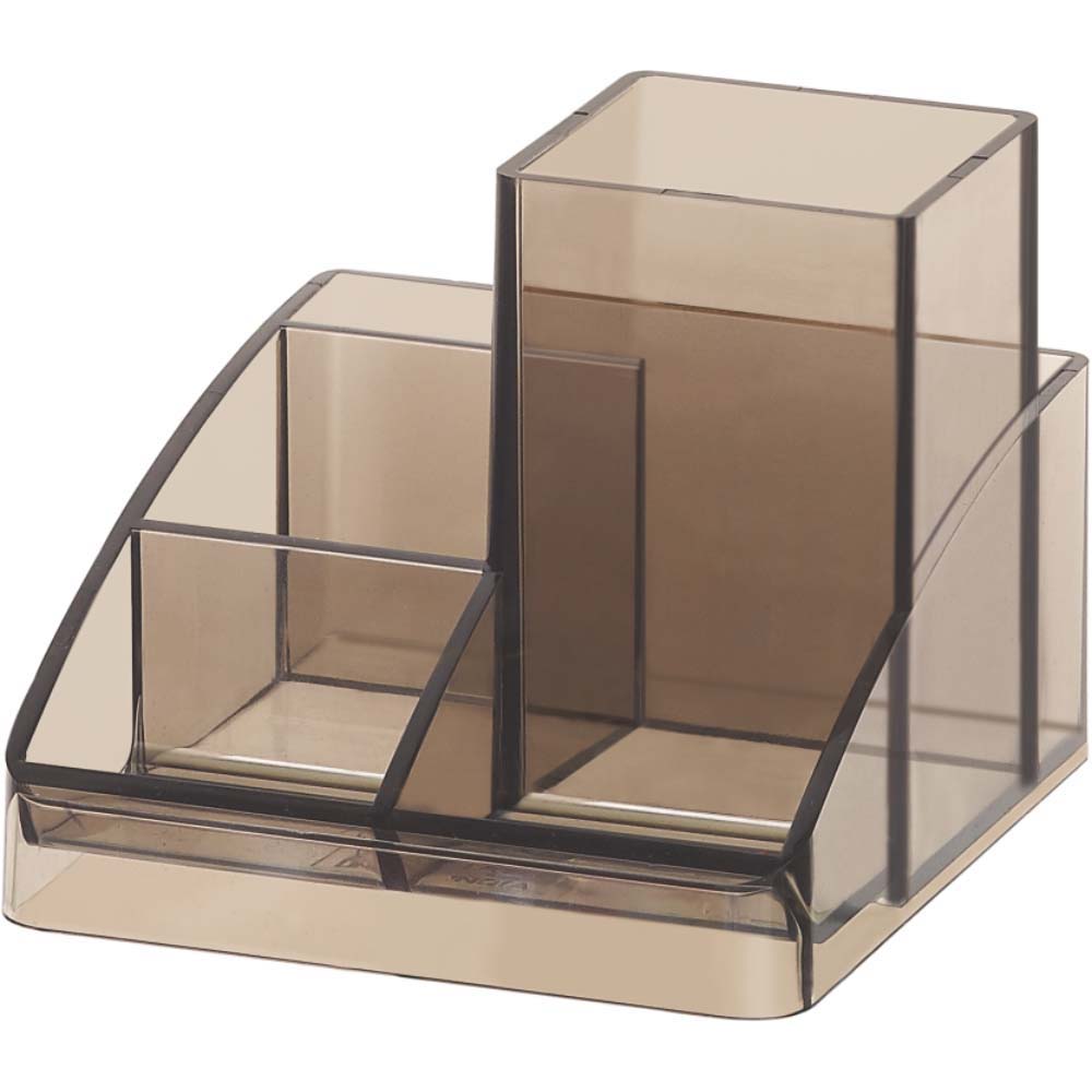 1707-Omega Pen/Pencil Holder - Platinum