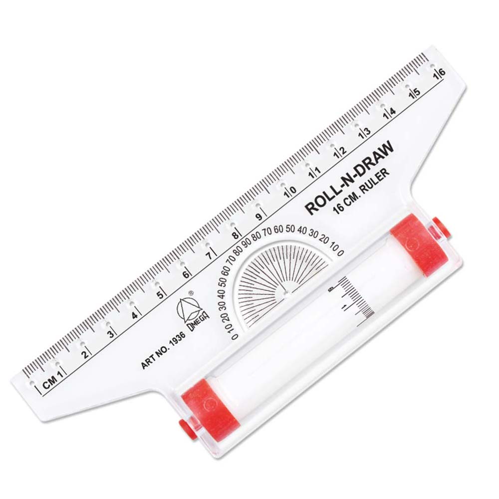 1936-Omega Ruler Roll N Draw 16 Cms