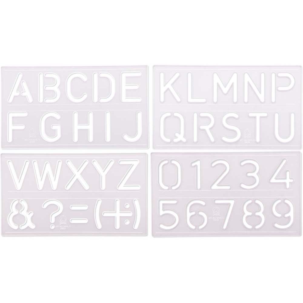 1966/C - Omega Lettering Stencil 50 MM