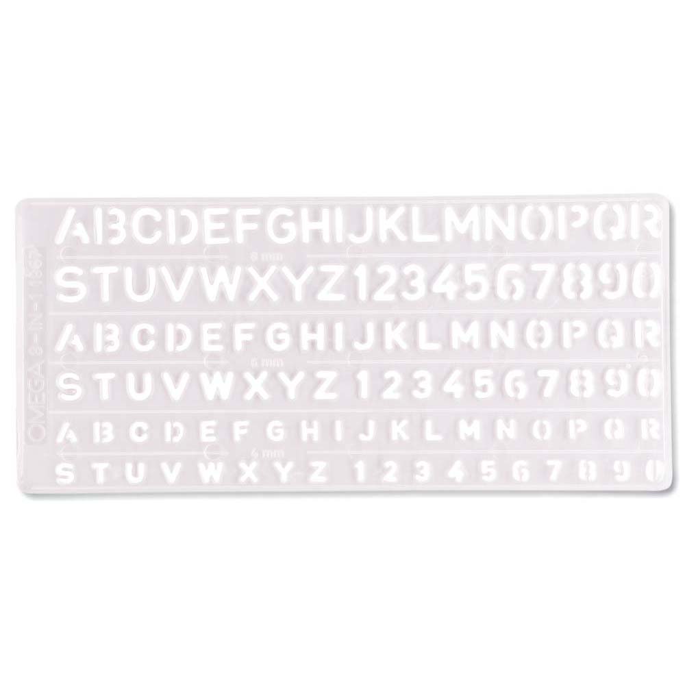 1967 - Omega Lettering Stencil 3 In1 MM